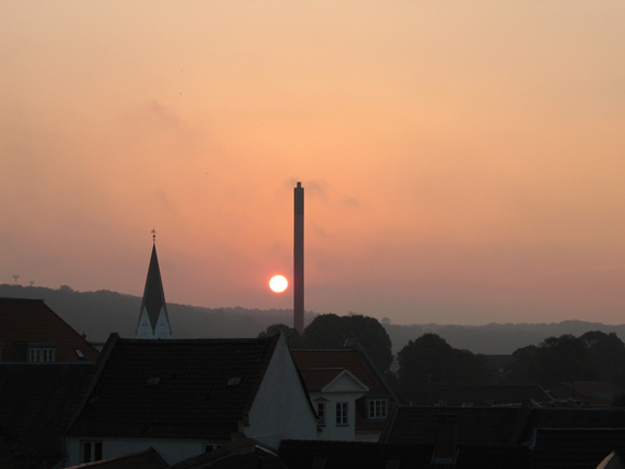 Solopgang over Solgaarden 1